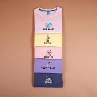 拉夏贝尔Puella哆啦A梦联名短袖T恤女新款韩版宽松设计_165 S155/80A 浅色