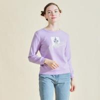 拉夏贝尔Laetia长袖上衣2020秋冬新款长袖圆领套头气质显瘦宽松卫衣903610919