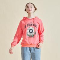 拉夏贝尔Laetia连帽卫衣2020秋冬新款印花休闲时尚学生百搭上衣903610912