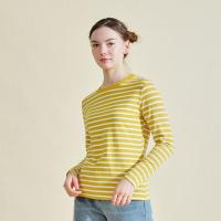 拉夏贝尔Laetia长袖上衣2020秋冬新款卫衣女条纹打底韩版时尚BF903610160