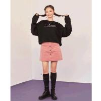 拉夏贝尔【苏】Laetia 2021年春秋季新款韩版慵懒风BF宽松卫衣女字母印花上衣901611568