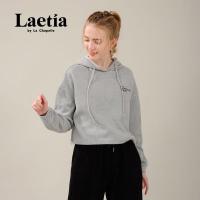拉夏贝尔Laetia春季新款百搭短款少女连帽卫衣 女911611964