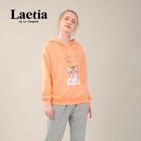 拉夏贝尔Laetia韩版学生宽松显瘦甜美连帽卫衣女911611978