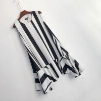 拉夏贝尔连衣裙夏季新款无袖宽松时尚凉爽连衣裙30072614