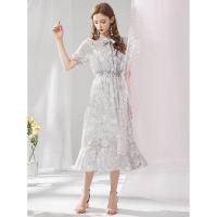 La Babite专柜同款很仙的法国小众桔梗裙超仙甜美女装夏季新款