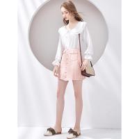 La Babite拉贝缇牛仔半身裙女夏季新款高腰包臀a字ins超火的短裙子