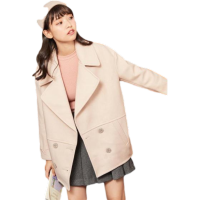 N7m毛呢外套秋冬短款小香风呢子大衣矮个子冬装女呢子衣70011086_541 S建议（80斤-105斤）