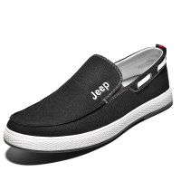 JEEP青春休闲潮范板鞋舒适透气耐磨男鞋方便乐福鞋A0011