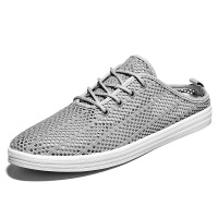 JEEP吉普 新款男鞋休闲板鞋低帮鞋男士网面轻便潮流休闲缕空鞋子B0022