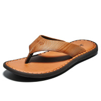 JEEP吉普 人字拖男鞋休闲户外透气凉鞋软面舒适A0006