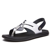 奥康凉鞋季男海边拖鞋日常休闲平底防滑两用夹趾沙滩鞋男