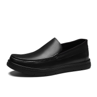 奥康男士休闲皮鞋低帮透气商务男士皮鞋套脚皮鞋男