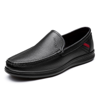奥康男鞋 豆豆鞋男士透气休闲皮鞋潮流百搭乐福鞋
