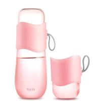 物生物(RELEA)便携泡茶杯玻璃杯过滤学生女创意韩国韩版清新可爱随手杯330ml