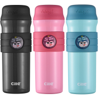 希乐保温杯 男女士304不锈钢真空杯子韩版创意潮流水杯学生水壶450ml.