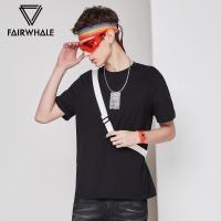 马克华菲男装2018夏季新款短袖T恤男时尚潮流上衣