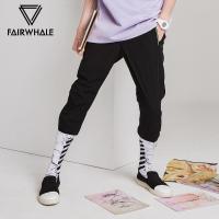 商场同款马克华菲2018夏季新款休闲裤男舒适力九分裤