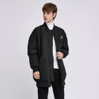 马克华菲男装冬款时尚中长款男士羽绒服