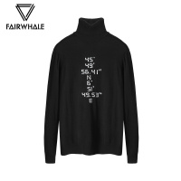 马克华菲针织衫男士冬季时尚提花高领毛衣_2