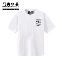 潮流合伙人FOURTRY短袖T恤情侣潮马克华菲2020夏季