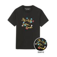 马克华菲2020夏季新款男式T恤休闲圆领撞色印花纯棉短袖上衣
