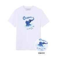 马克华菲2020夏季新款男式T恤圆领趣味印花纯棉短袖上衣