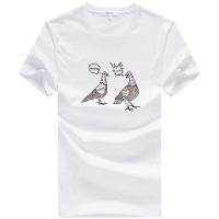 马克华菲 | 2020夏季新款男式T恤精致动物刺绣时尚短袖圆领上装