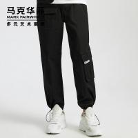 马克华菲休闲裤男2020春夏新款束脚多口袋工装宽松潮牌街头长裤
