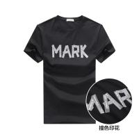 马克华菲夏季新款男式T恤精致字母印花纯棉短袖上装