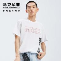 马克华菲潮短袖T恤男2020夏季新款满印运动阳光帅气全棉ins