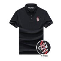 马克华菲2020夏季新款男式Polo衫时尚刺绣印花休闲潮短袖上衣