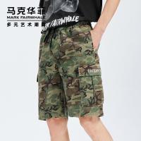 马克华菲休闲短裤男士2020夏季新款潮流酷炫工装风五分裤