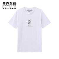 马克华菲短袖T恤男士夏季新款时尚印花潮牌上衣_249