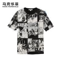 潮流合伙人FOURTRY商场同款马克华菲短袖T恤男2020夏季上衣