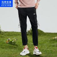 马克华菲潮牌牛仔裤男士2021春季新款时尚潮流舒适窄脚长裤