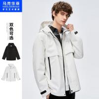 马克华菲潮牌夹克男士2020秋季新款连帽宽松户外帅气多色休闲外套