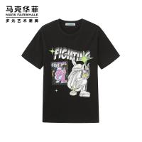 马克华菲×WOWOW设计师短袖T恤男潮牌 2020夏季新款万人万创潮