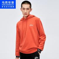 马克华菲卫衣男士2020秋季新款时尚潮流字母趣味贴