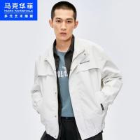 马克华菲潮牌夹克男士2020秋新款韩版潮流简约时尚