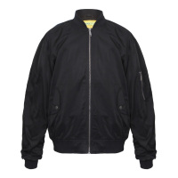 VERSACE JEANS男士黑色飞行员夹克C1GSA900 25013 899