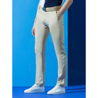GOLF/高尔夫新款商务绅士裤子男宽松直筒透气微弹男士休闲裤