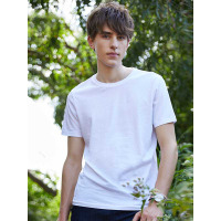 GOLF/高尔夫潮流纯色体恤韩t半袖圆领修身纯棉男士短袖净色T恤男 多色