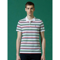 GOLF/高尔夫短袖t恤男士细条纹休闲时尚T恤男装polo衫