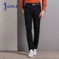 GOLF/高尔夫新品男士商务休闲裤春季百搭修身直筒长裤