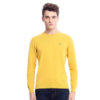 GOLF保暖休闲打底百搭净色圆领套头男款针织衫男士毛衫针织衫