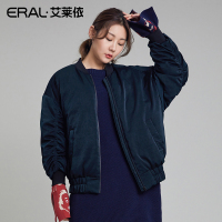 艾莱依O2O冬季羽绒服女中长款2018新款韩版学生白鸭绒