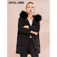 艾莱依2018秋冬新款羽绒服女中长款加厚