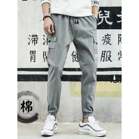 鳄鱼恤(CROCODILE) 2019工装裤男夏季休闲长裤男士纯色宽松直筒夏天休闲裤潮流
