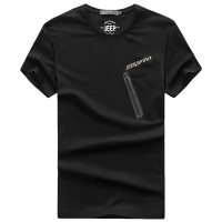 JEEP男士短袖T恤夏季圆领t恤体恤男装2019新款宽松衣服青年