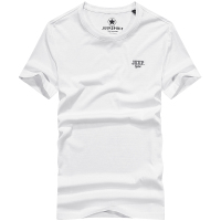 JEEP吉普男士短袖T恤大码男装夏季户外运动速干薄款透气圆领体恤1079